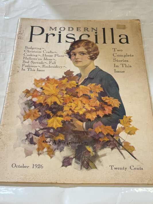 Modern Priscilla Magazine Oct 1926 Vintage