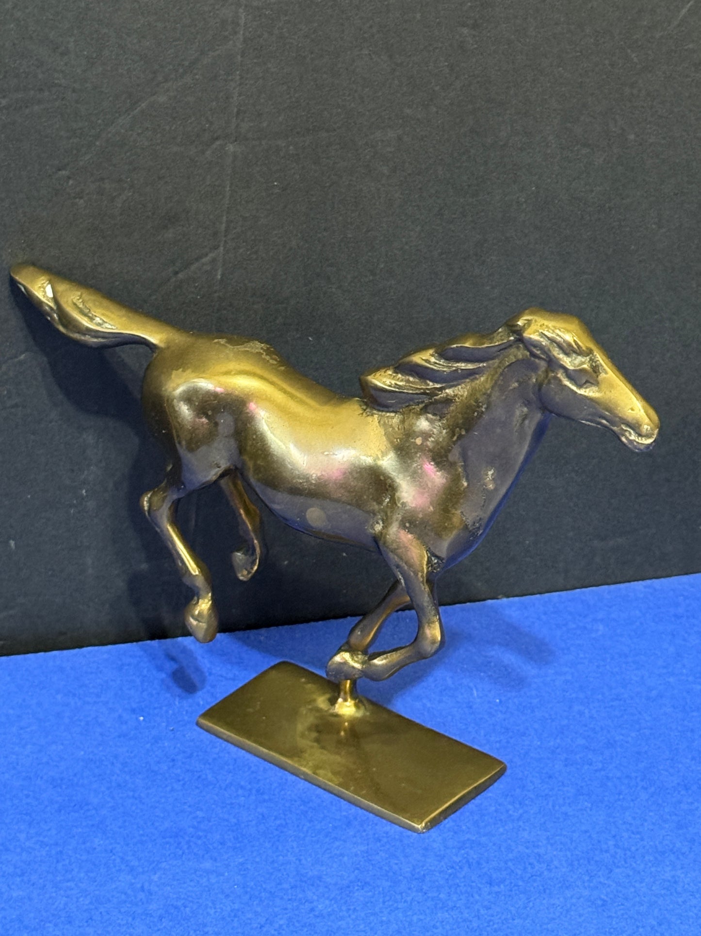 Brass Horse Statue - VINTAGE