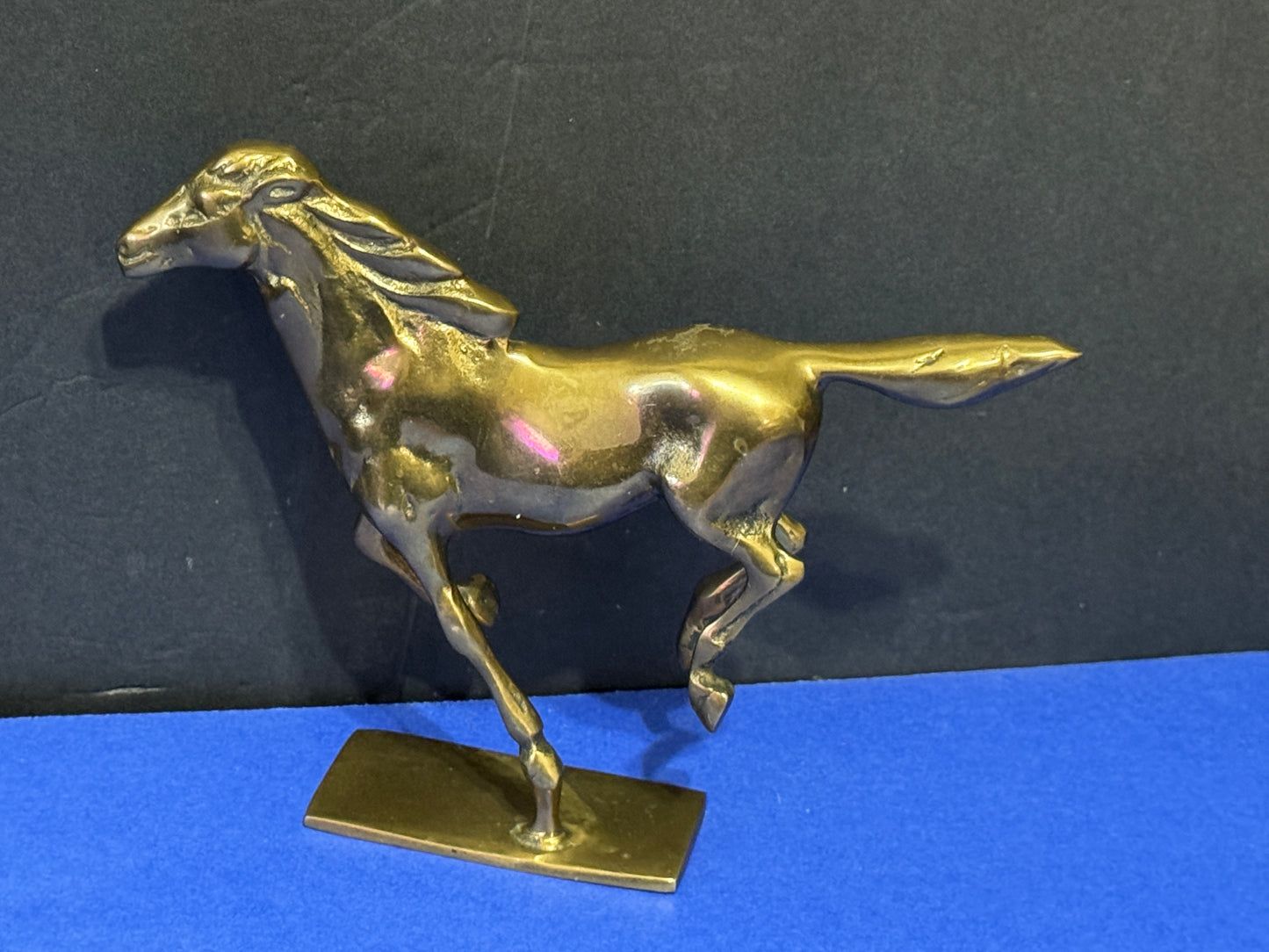 Brass Horse Statue - VINTAGE