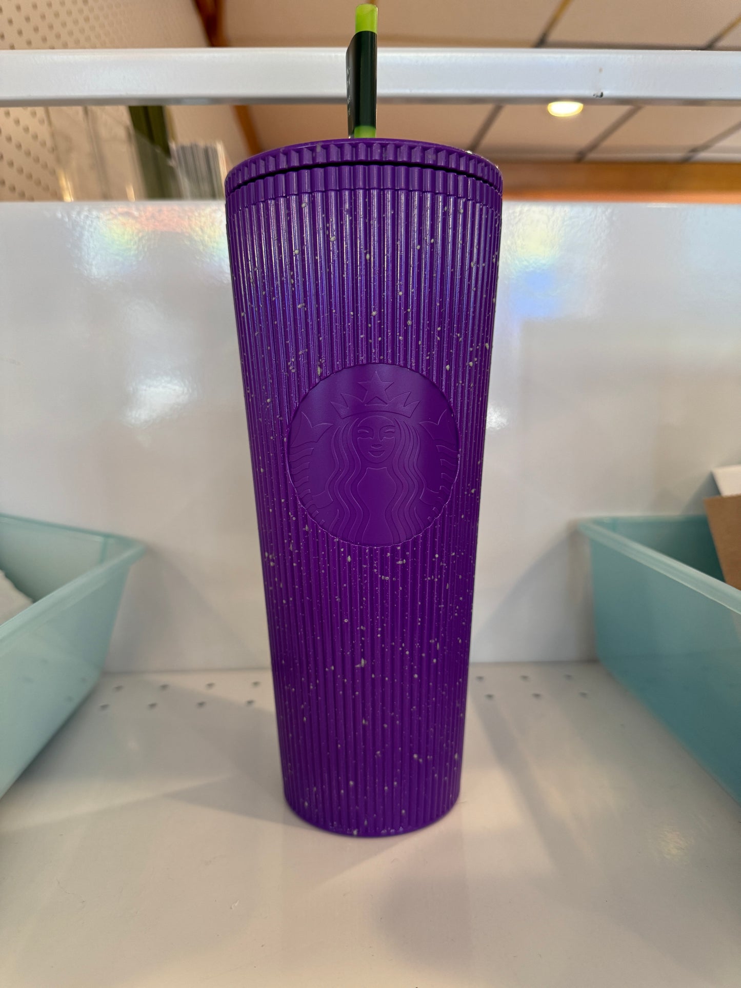 Starbucks Tumbler Glow In The Dark Purple Halloween '24 24OZ. Brand New