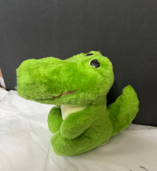 Green Alligator Crocodile, 9" Vintage NEW