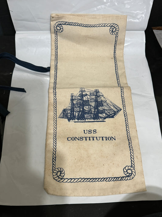 Cloth Sack USS Constitution VINTAGE