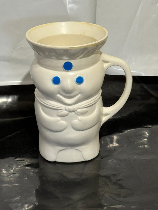 Pillsbury Doughboy Poppin Fresh Plastic Mug 1979 Vintage