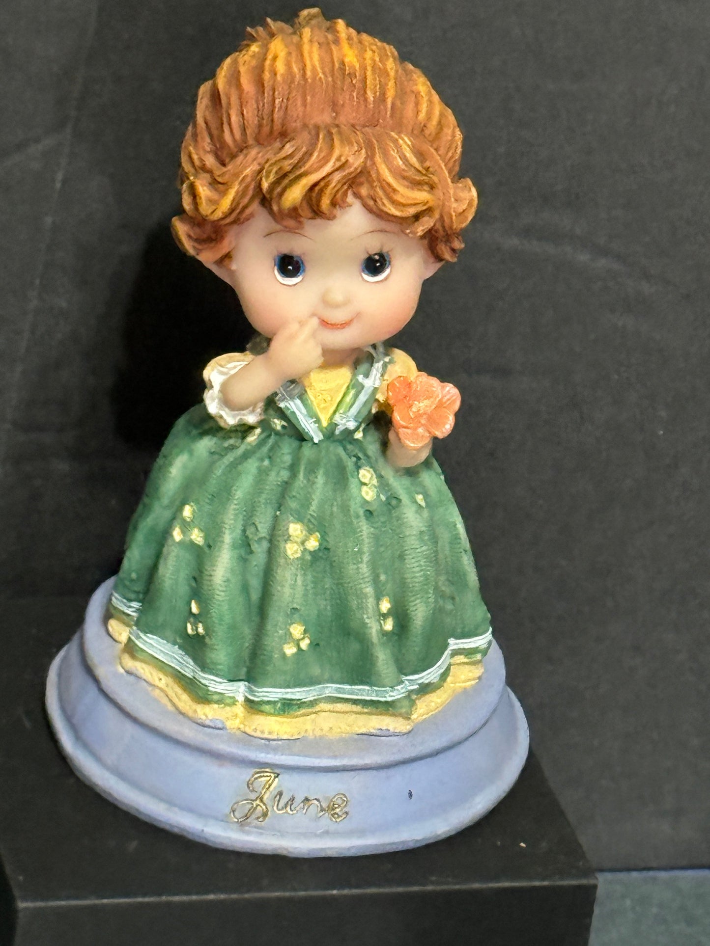 June Little Girl Statue - Vintage