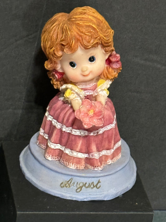 August Little Girl Statue - Vintage