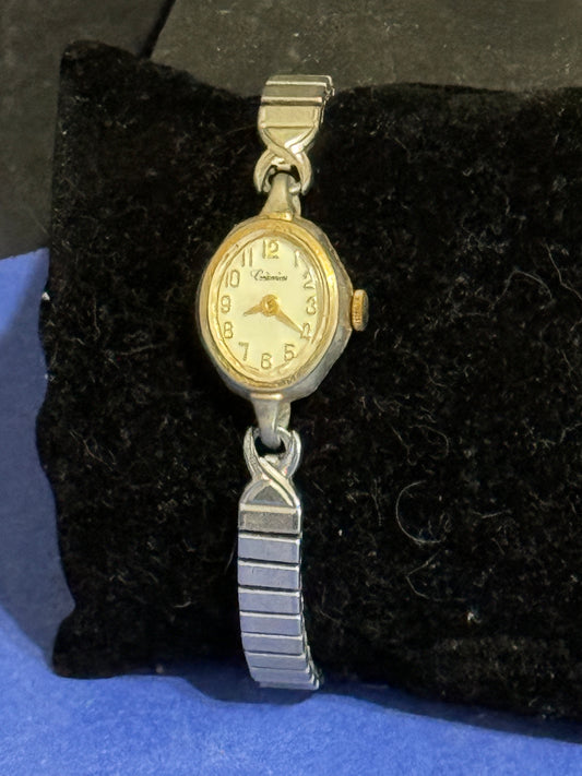 Criterion Gold and Silver Ladies Wrist Watch Swiss Made 2001/4 - Vintage