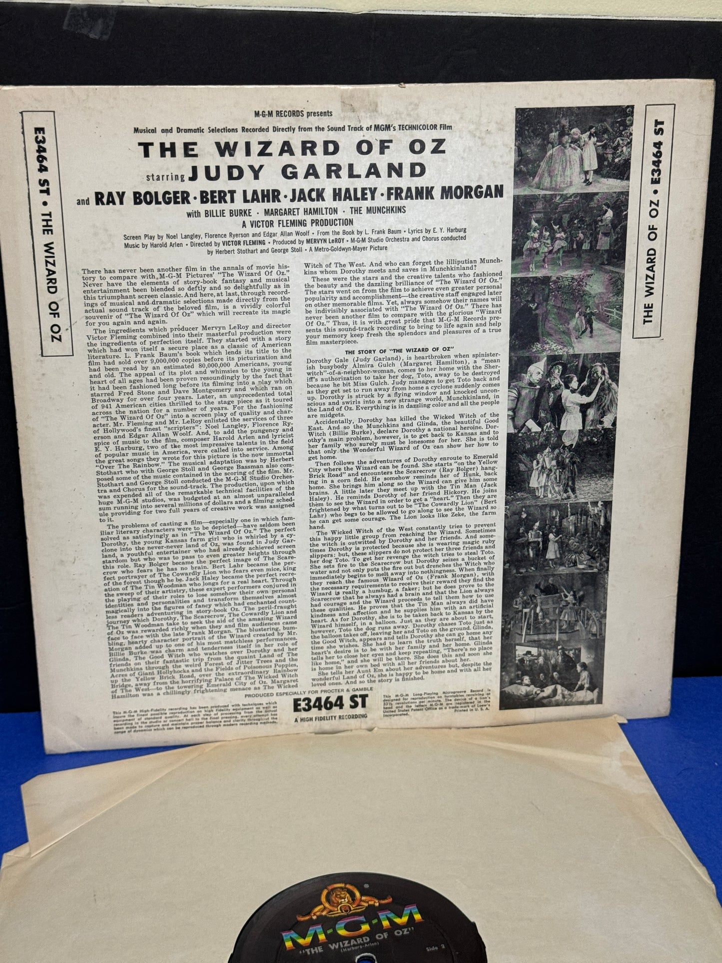 The Wizard of OZ LP Various Artist -RARE- Vintage