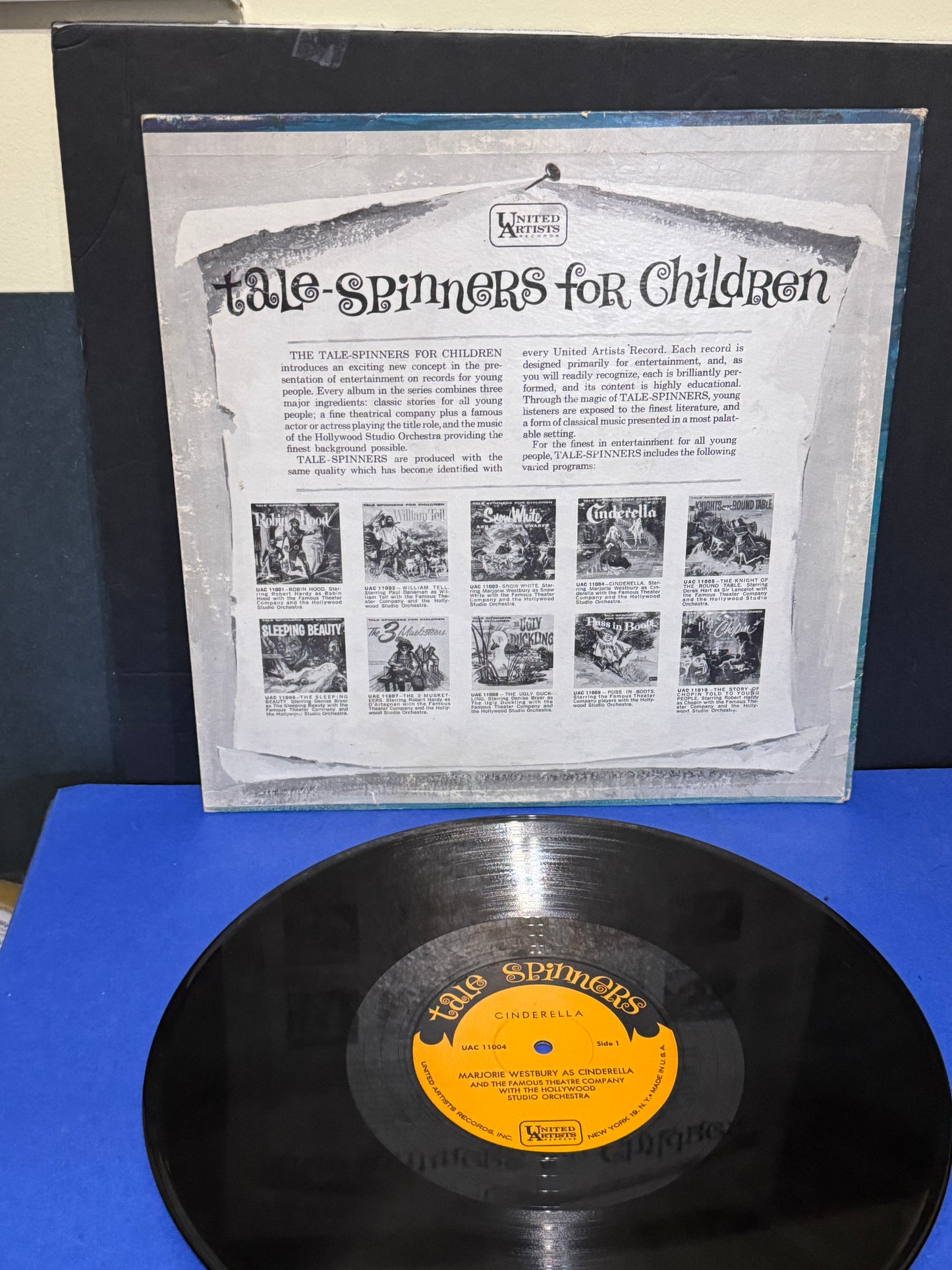 Cinderella, Tale Spinners LP 1960s - Vintage