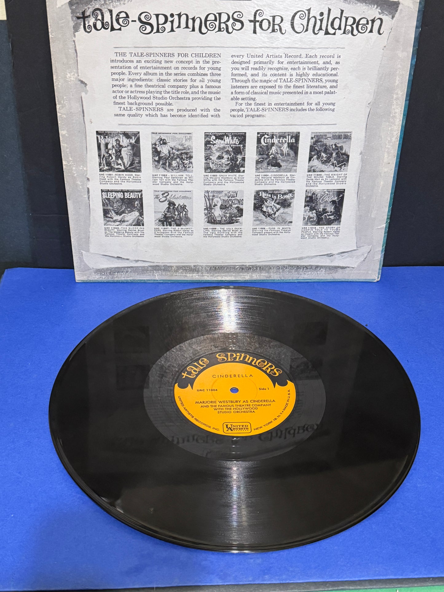 Cinderella, Tale Spinners LP 1960s - Vintage