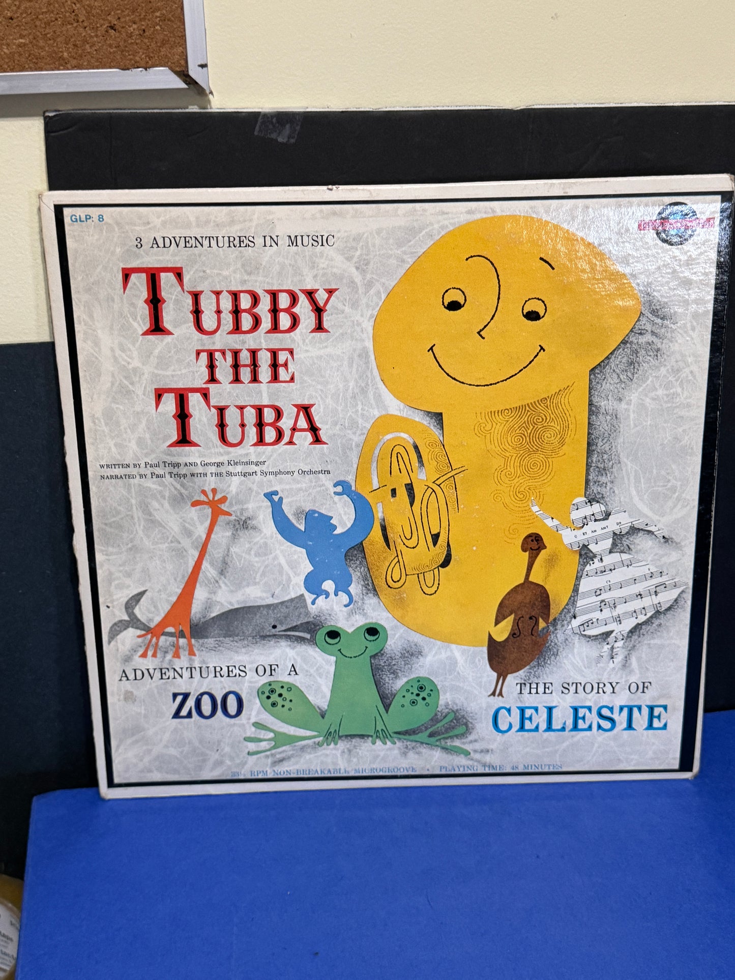 Tubby the Tuba Adventures of a Zoo LP Vinyl 1959 - Vintage