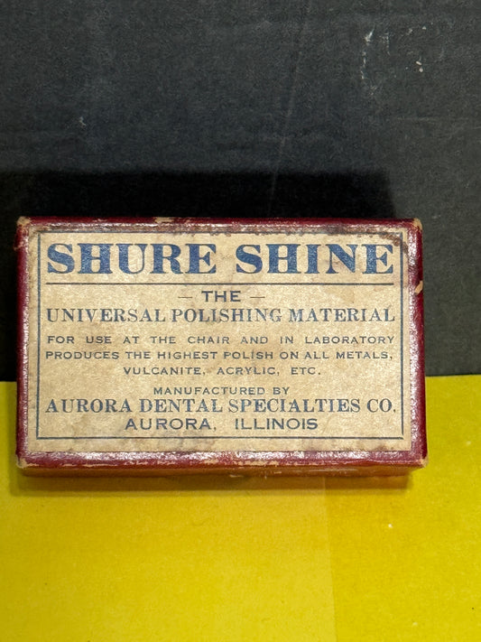 Shure Shine Dental Polishing Material - VINTAGE