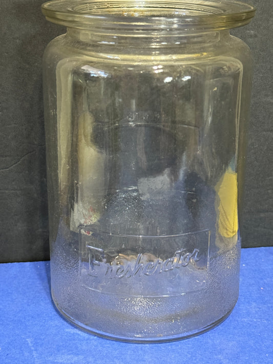 Silex Fresherator Heavy Glass Refrigerator Jar Canister No 3860 - VINTAGE