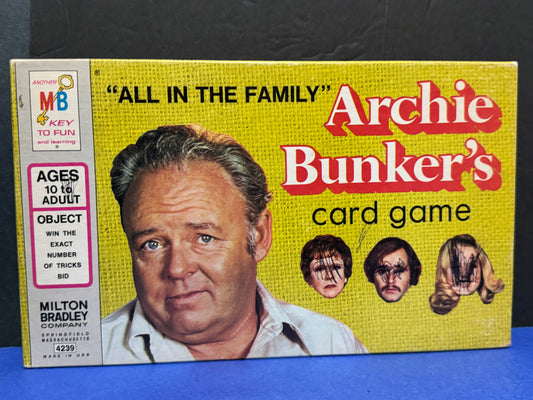 All In The Family Archie Bunker's Card Game 1972 Vintage