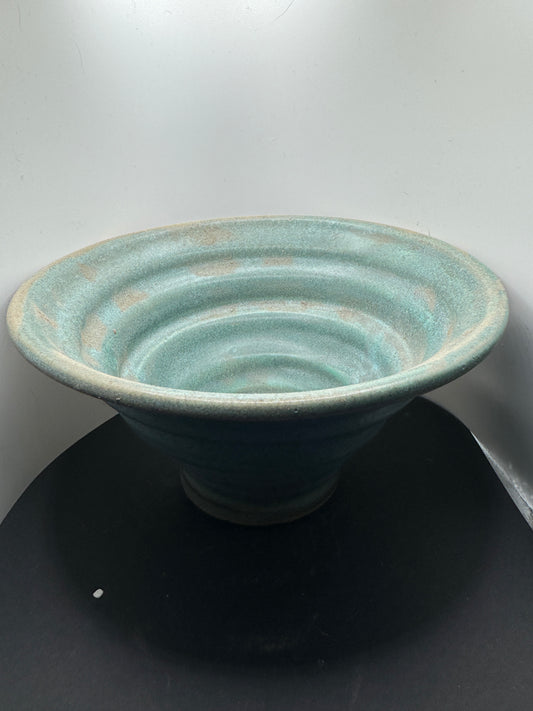 Green Pottery Bowl - Vintage