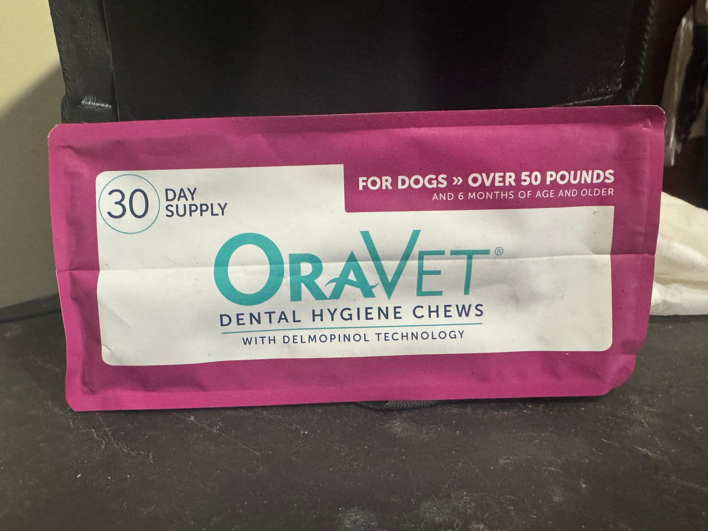 ORAVET Hygiene Dental Chews for Dogs, Large Dogs, Over 50 lb, 30 count