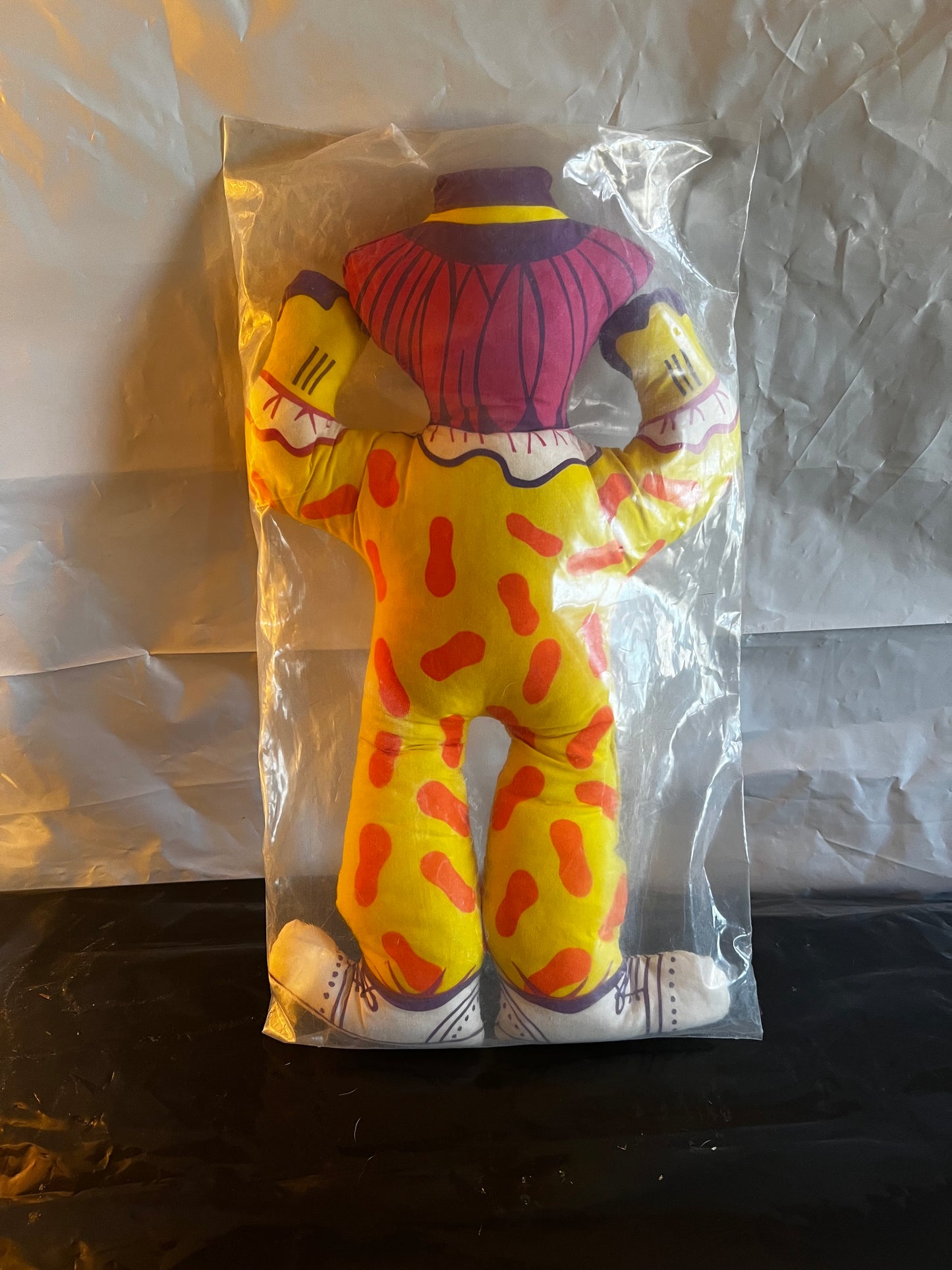 Bracho the clown plush stuffed doll. VINTAGE 17"