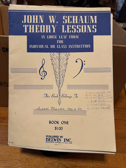 John W. Schaum Theory Lessons