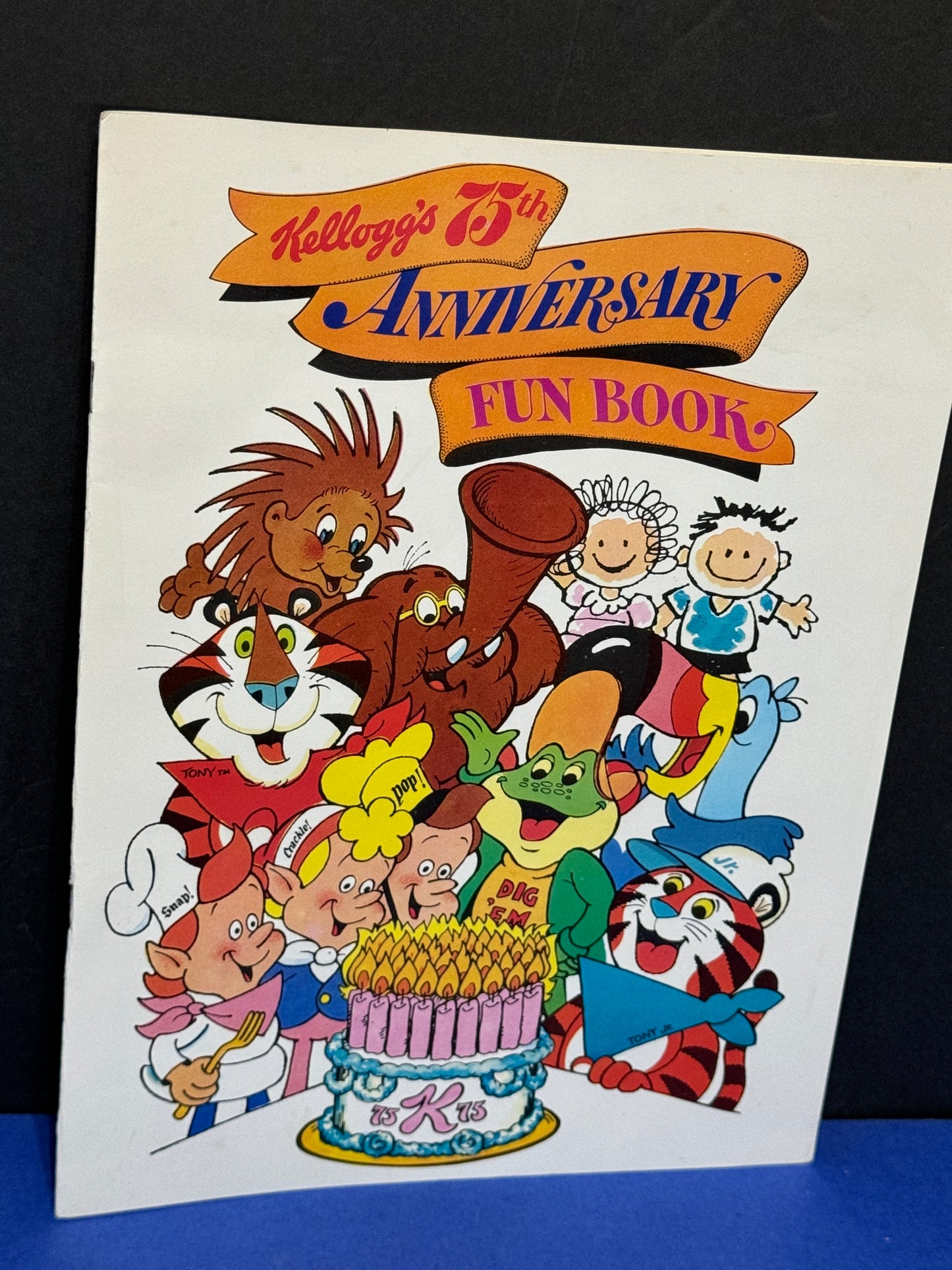 Kelloggs Anniversary Fun Book 1980s - VINTAGE Unused