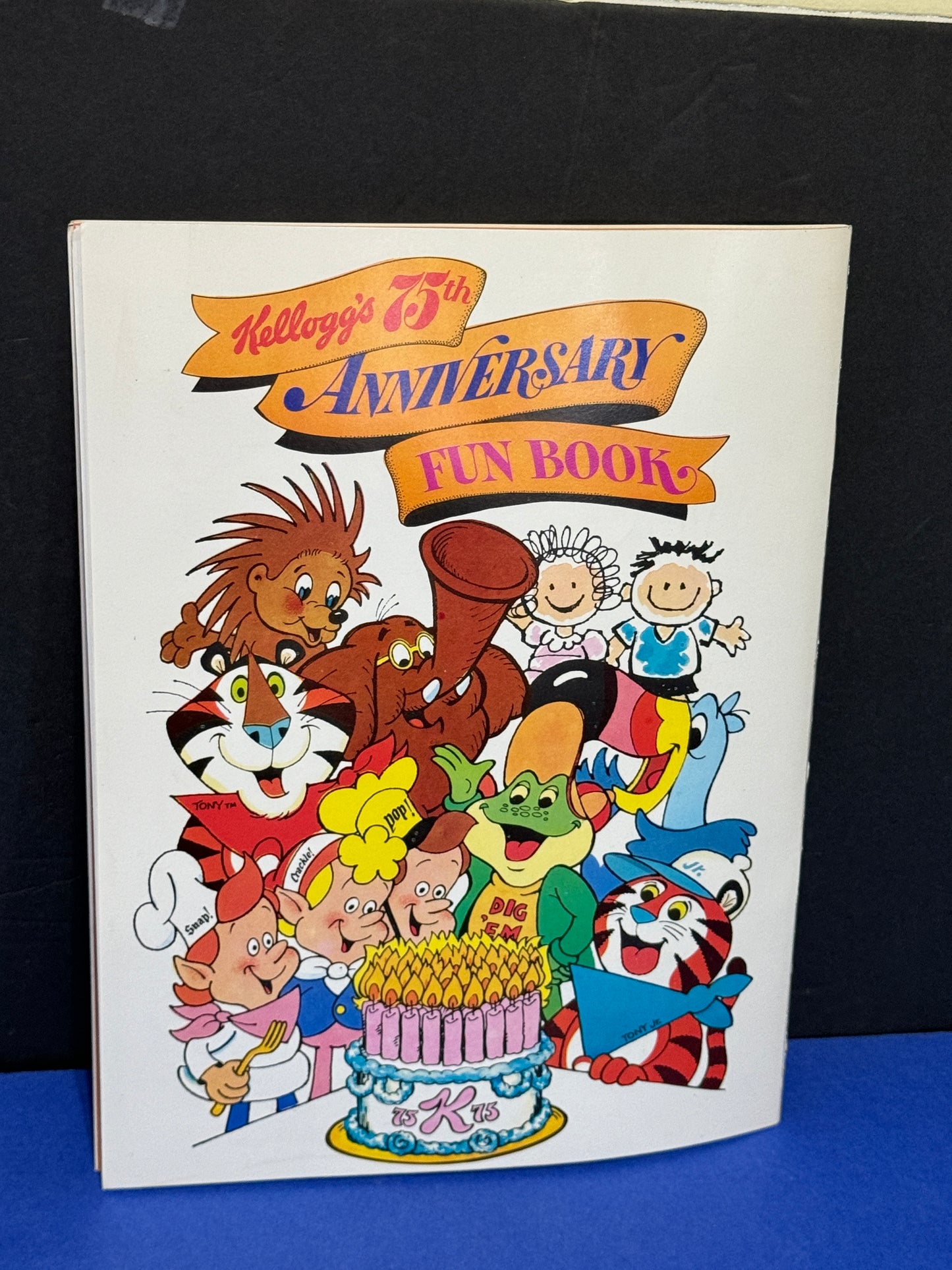 Kelloggs Anniversary Fun Book 1980s - VINTAGE Unused