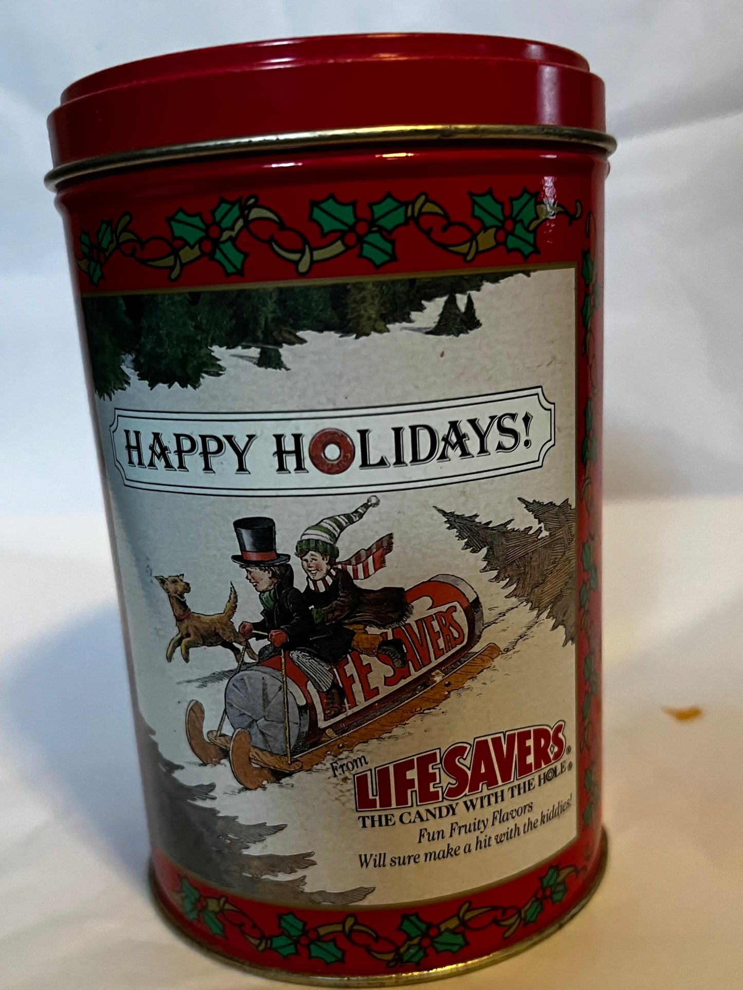 Lifesavers Christmas Tin 1988 Vintage