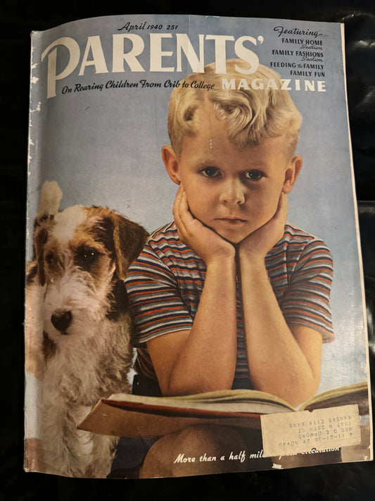 Parents' Magazine April 1940 - Shirley Temple Ad The Blue Bird