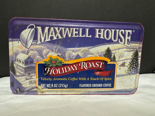 Maxwell House Holiday Roast Tin 1997- Vintage