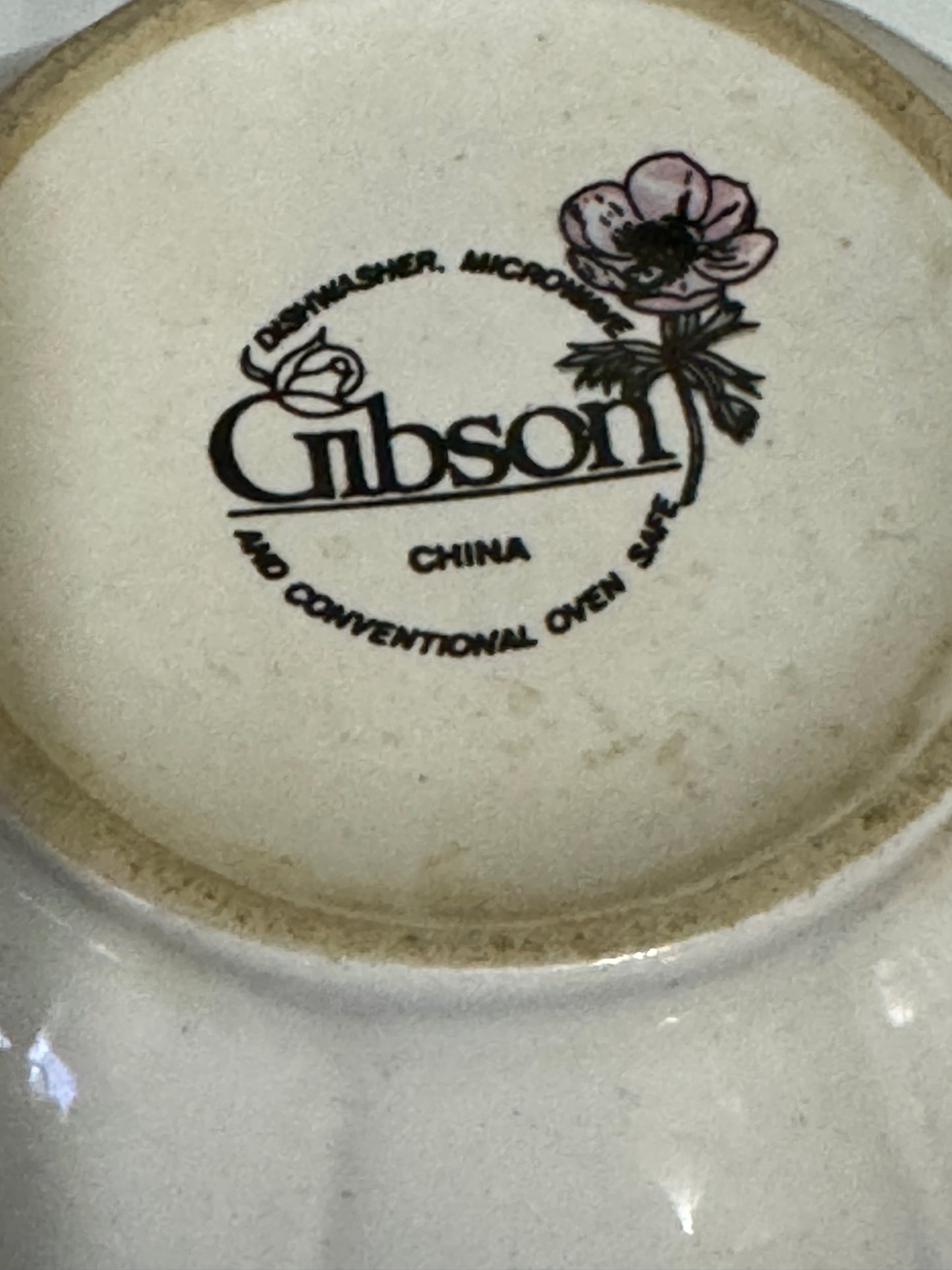 Gibson Designs Stoneware "Meridian" (Set of 3) Cups - VINTAGE