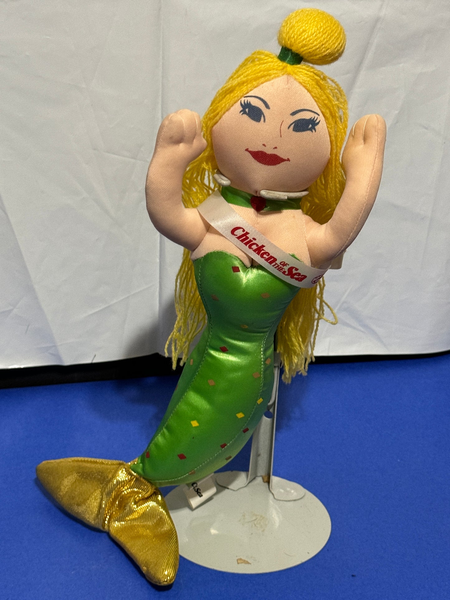 Mermaid Chicken of the Sea Tuna Doll 12" - Vintage