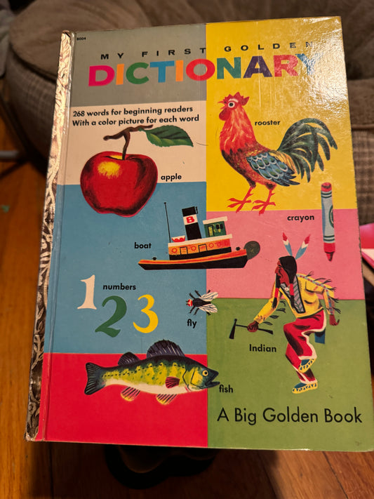 My First Golden Dictionary Hardcover 1957