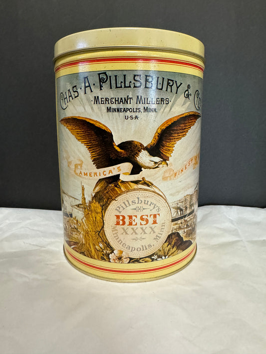 Pillsbury Best Tin Heritage Canister 1982 NEW VINTAGE