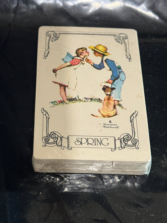 Trump Casino Norman Rockwell (Spring) Playing Cards - Sealed VINTAGE