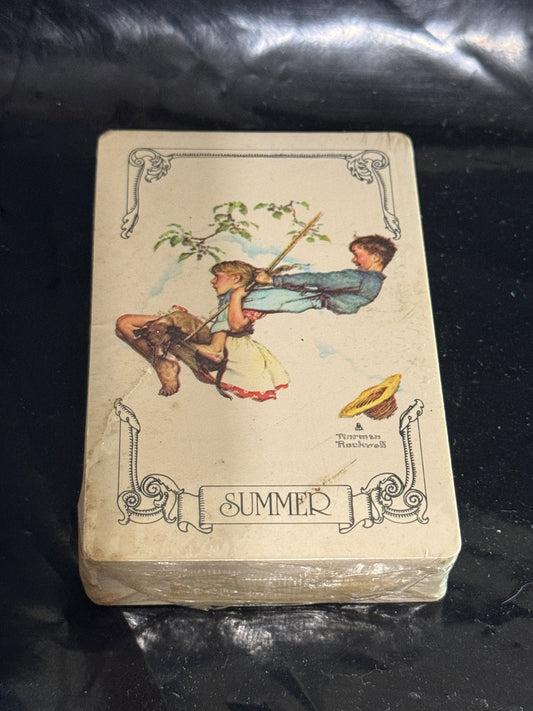 Trump Casino Norman Rockwell (Summer) Playing Cards - Sealed VINTAGE