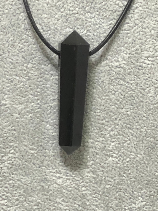 Onyx Stone Point Pendants Hand carved and polished Beautiful!