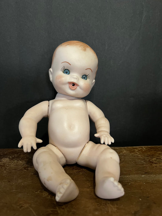 Porcelain Baby Doll 8" Vintage