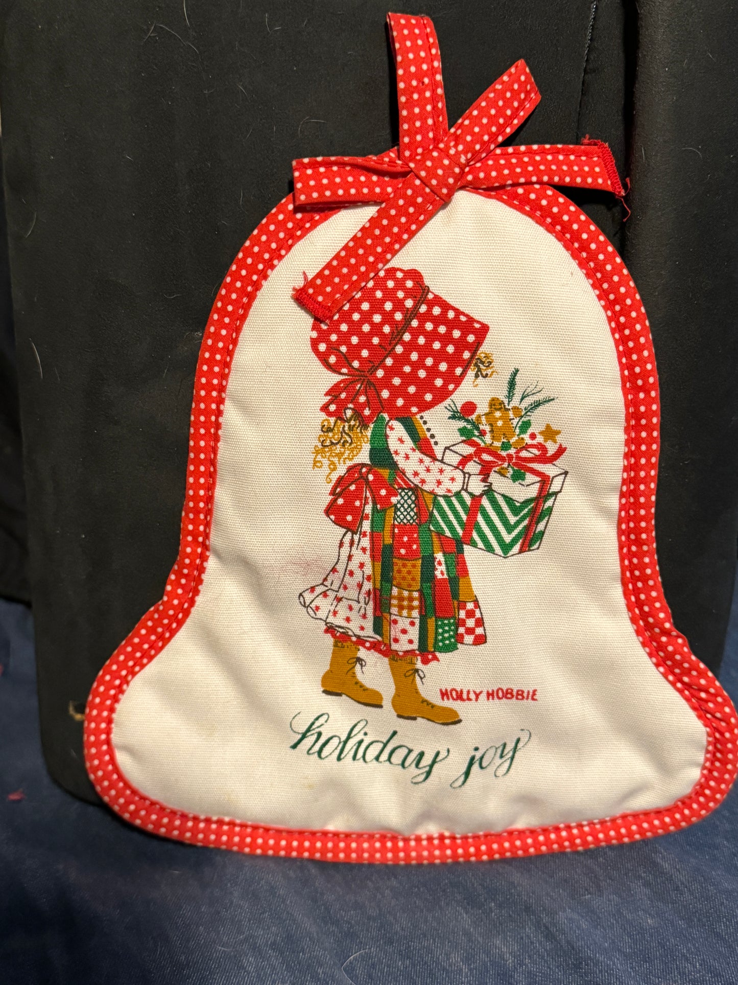 Holly Hobbie Bell Shaped Potholder - 70s VINTAGE - NEW