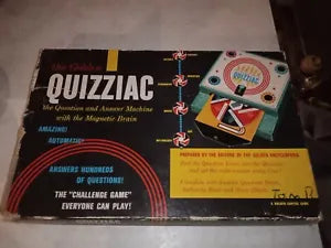 The Golden Quizziac with Magnetic Brain Game Vintage 1960