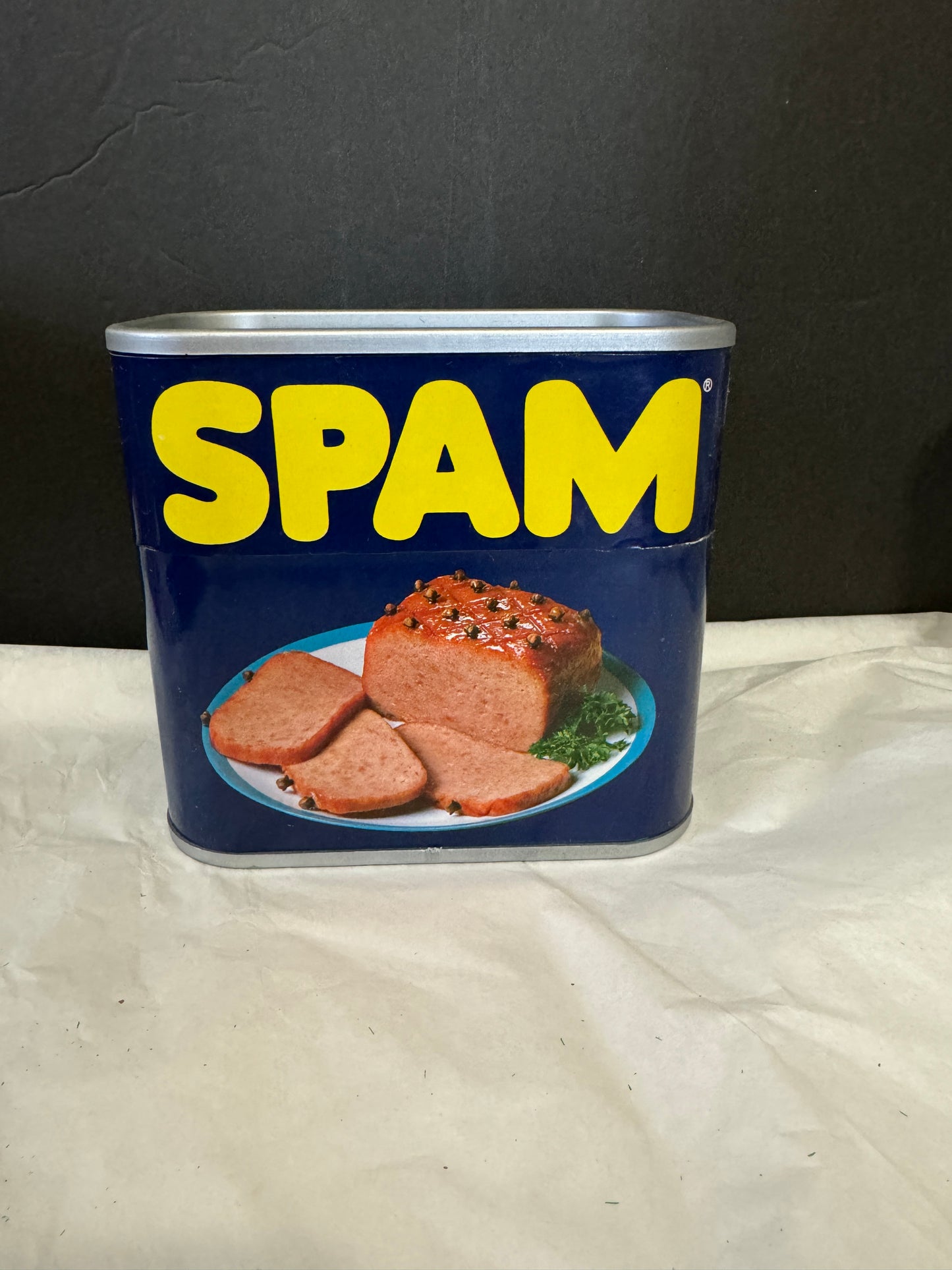 Spam Recipe Tin with Recipes - Vintage NEW