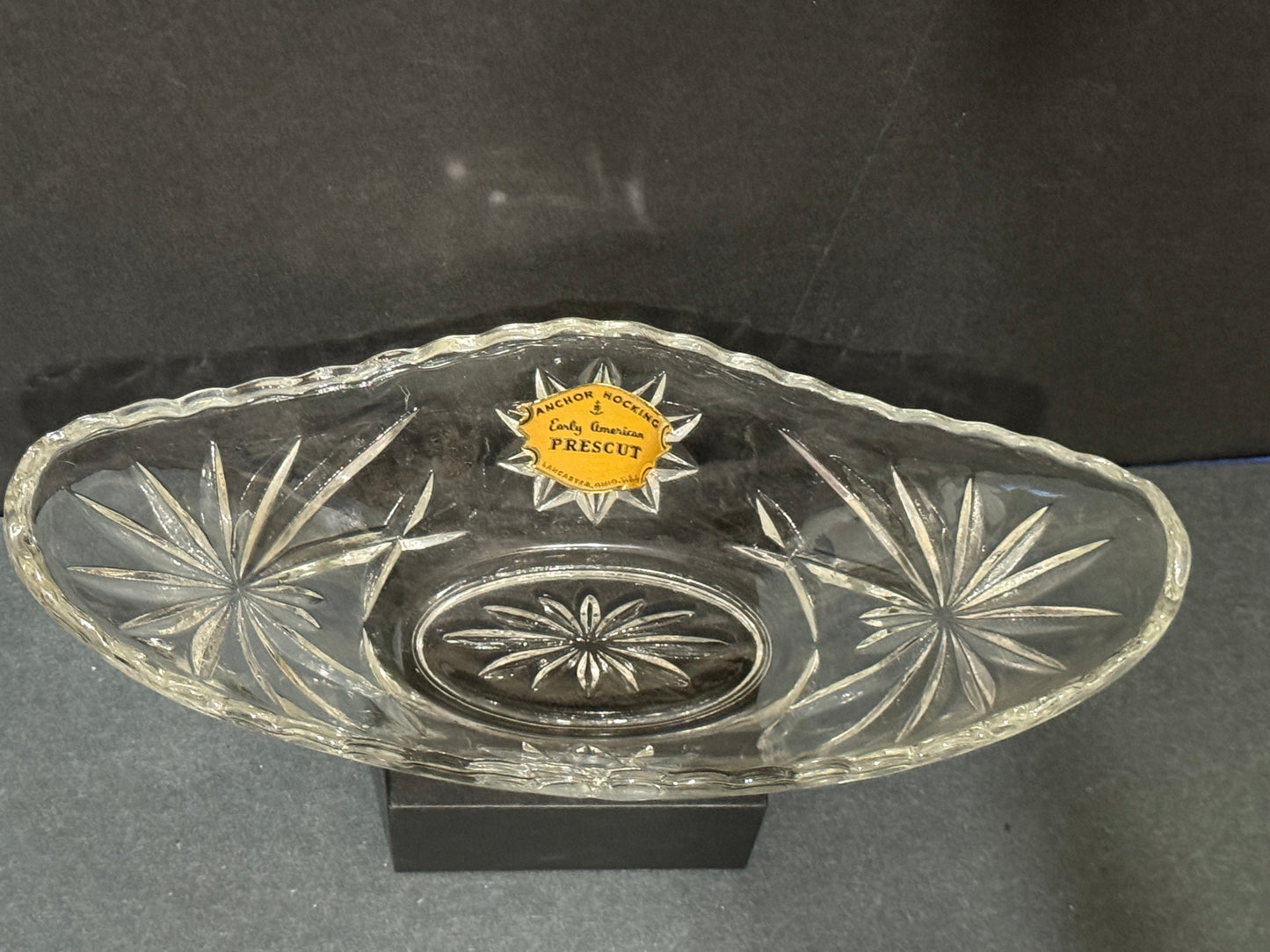 Star of David Candy Dish Anchor Hocking - Vintage