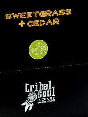 Tribal Soul - Sweetgrass + Cedar Incense - 15 Sticks Pack