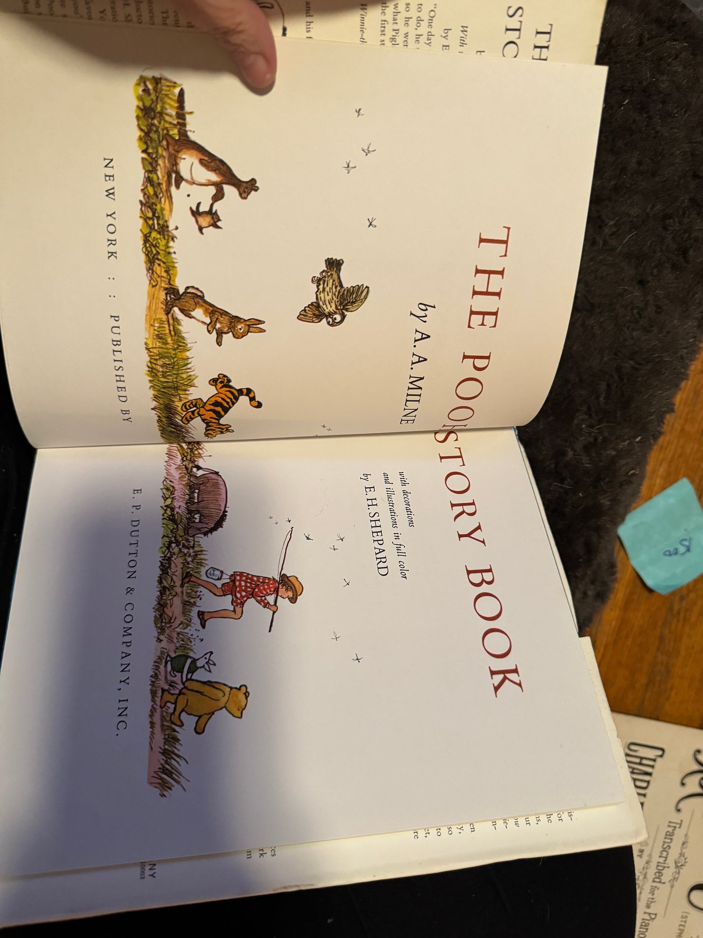 The Pooh Story Book by A. A. Milne 1965