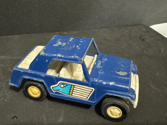 Tootsietoy Cab-Over Pickup Dodge USA Blue Jeepster 1970