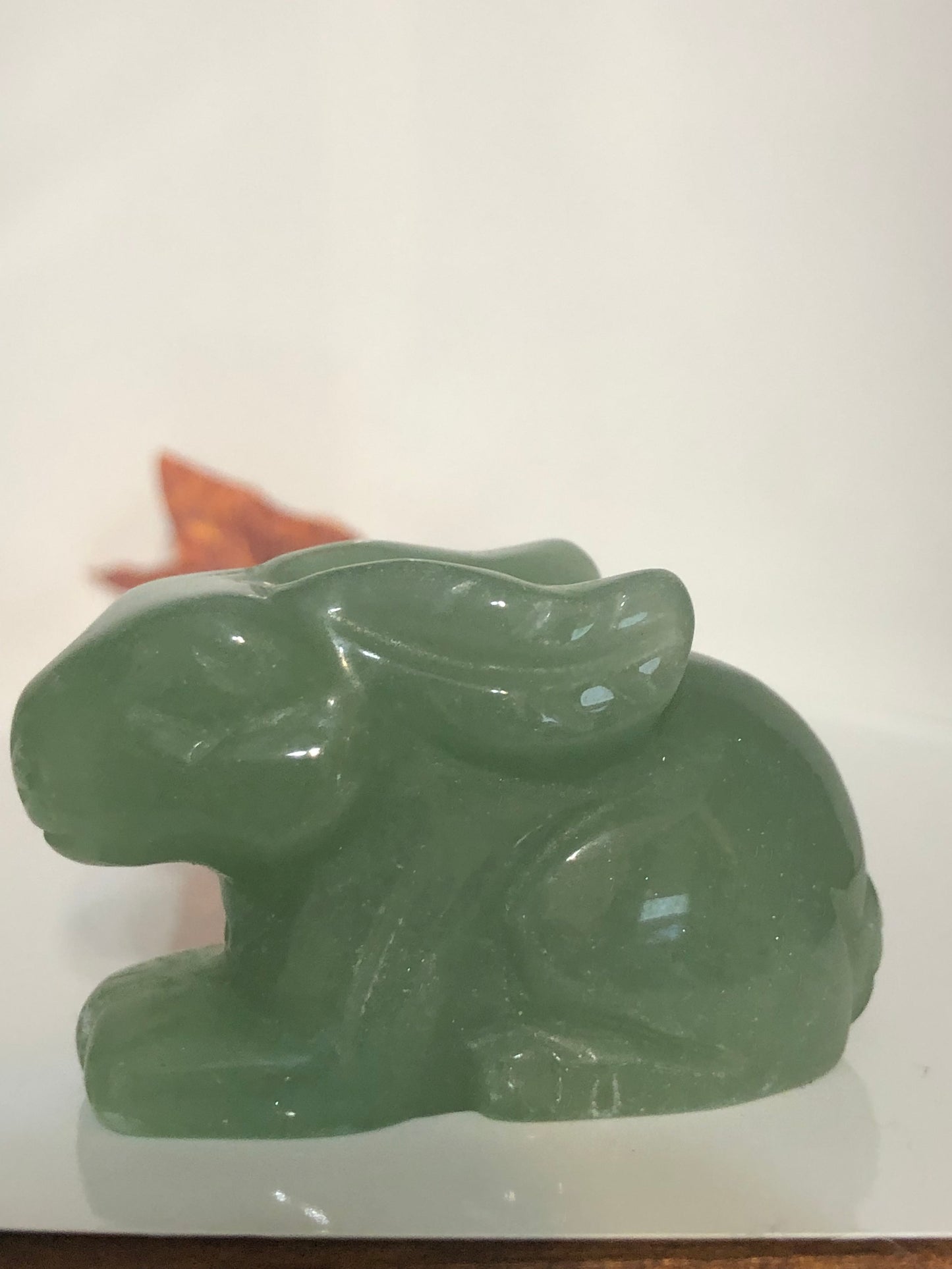 Hand Carved Aventurine Rabbit - Totem