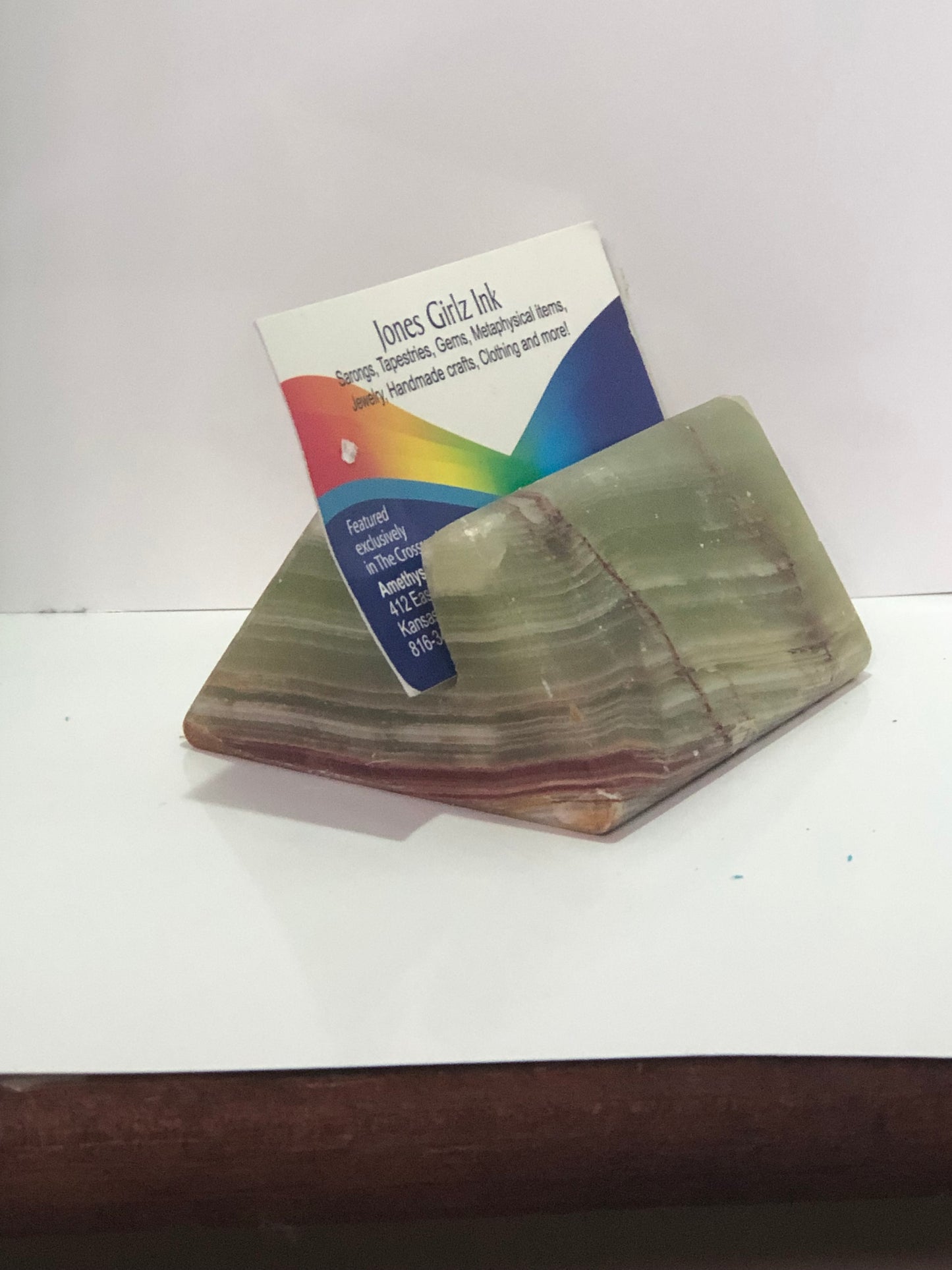 Agate Business Card Holder