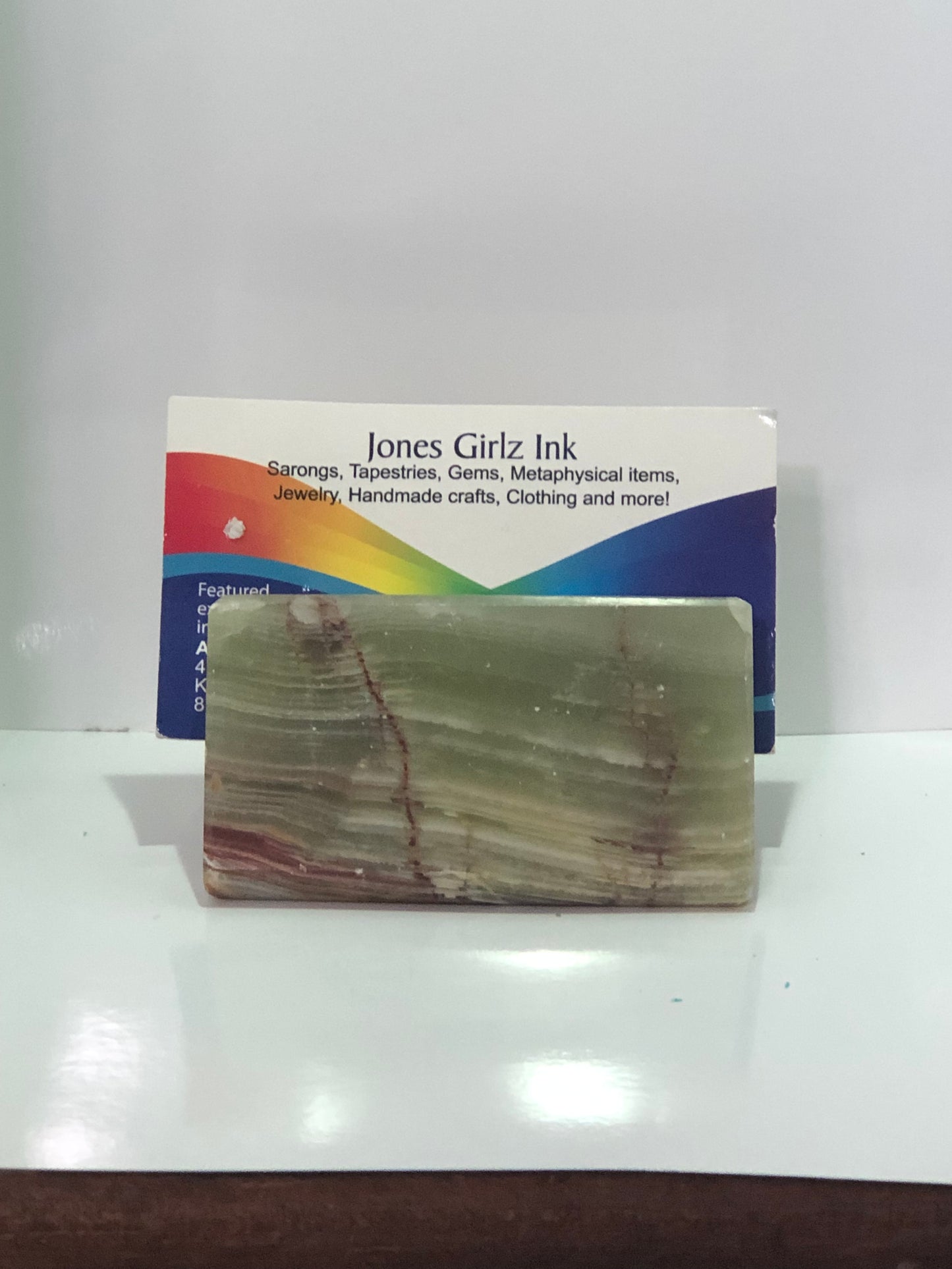 Agate Business Card Holder