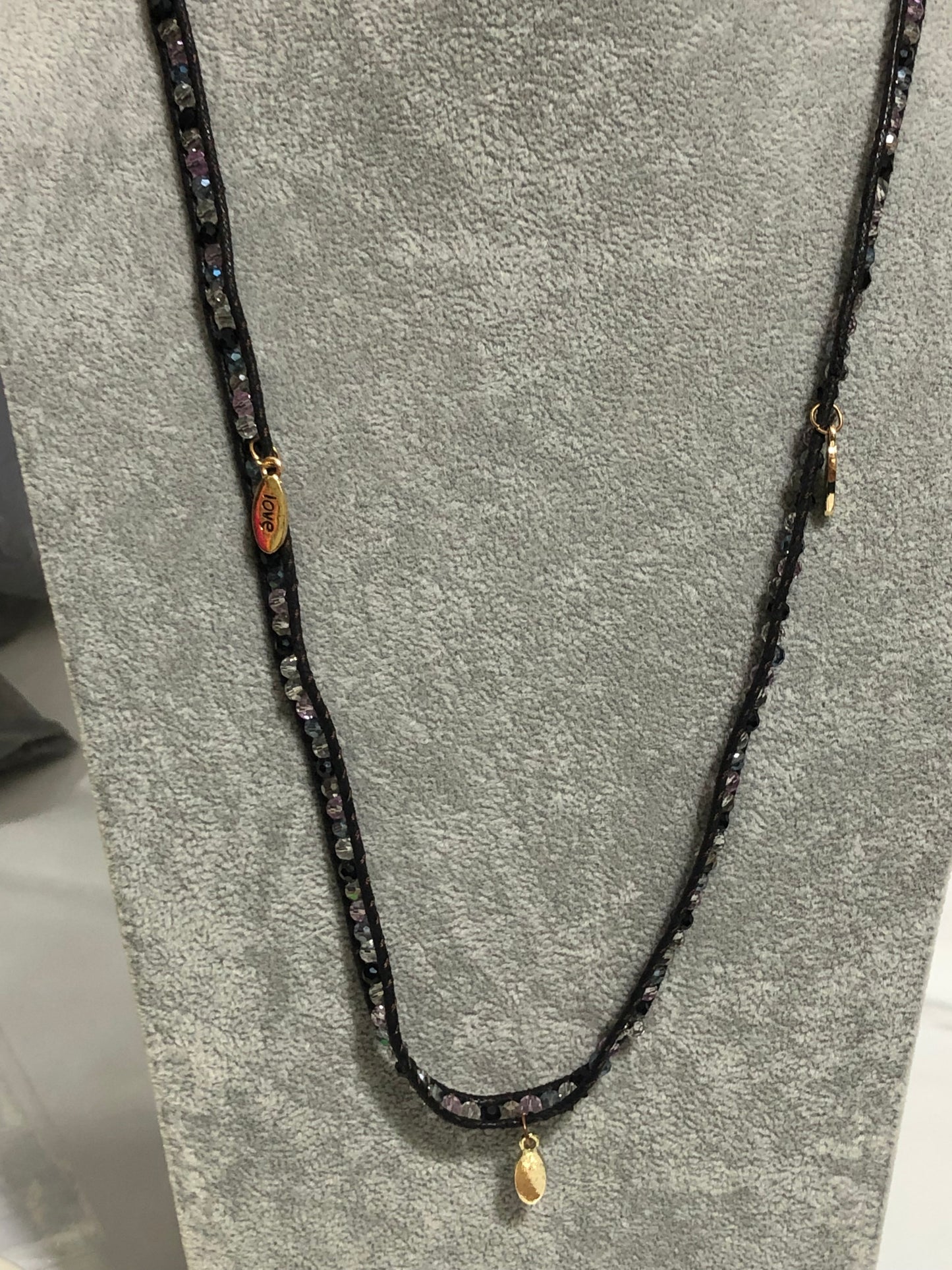 Hand Beaded with Charms Necklace