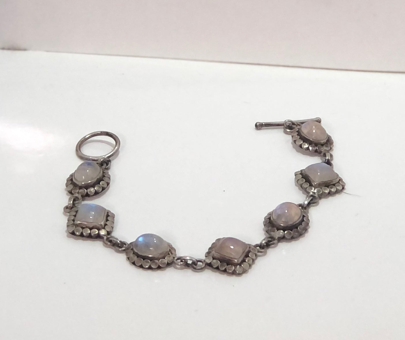 Moonstone and Silver Bracelet r