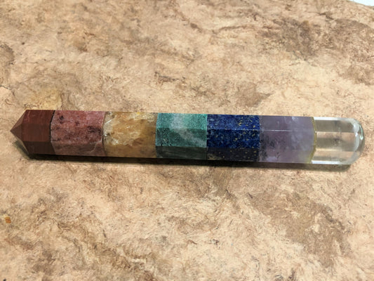 Elegant Chakra Stone Wand