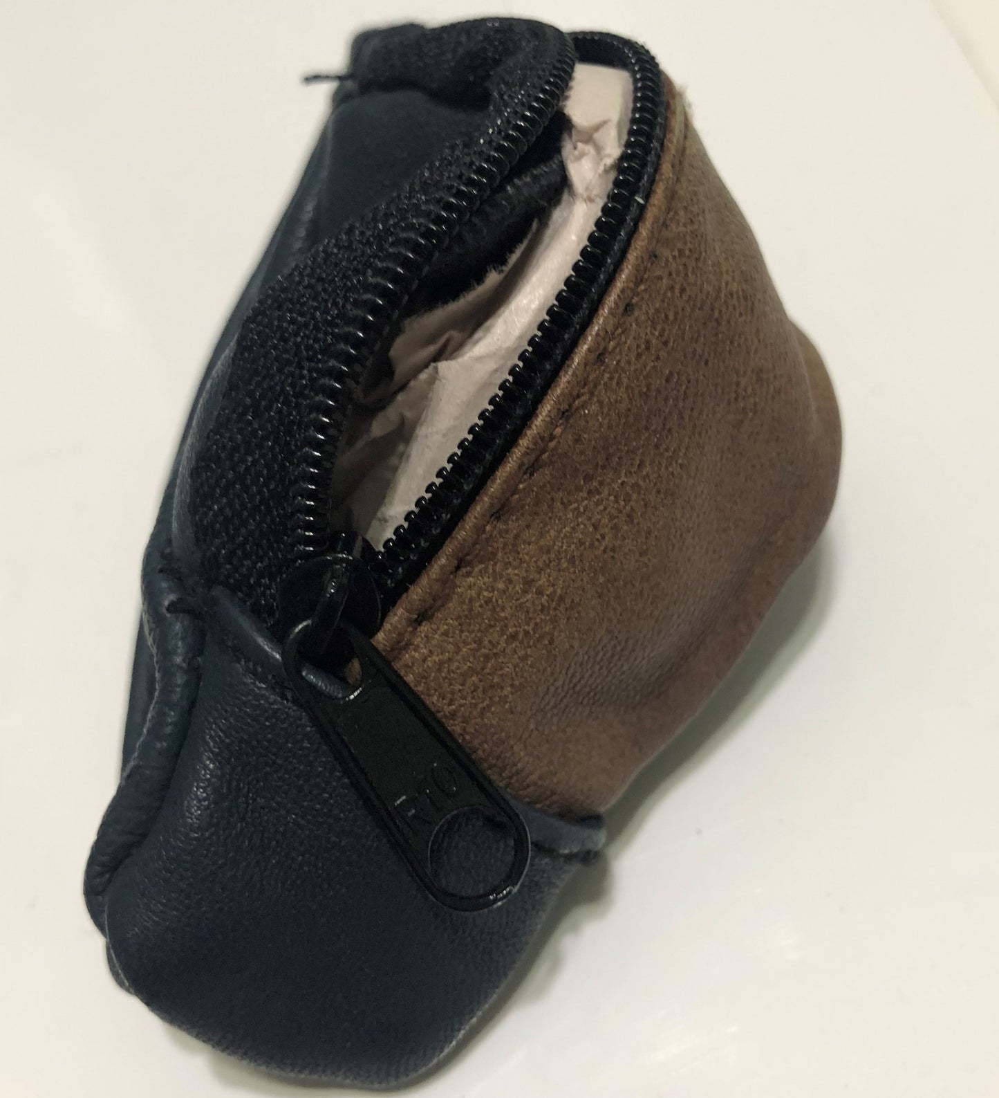 Genuine Leather Coin Purse - Handmade - Miniature Fanny Pack