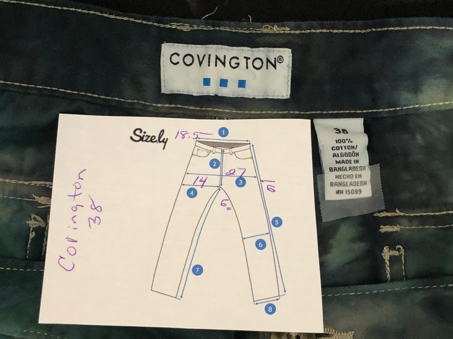 Upcycled Shorts - Covington - Size 38