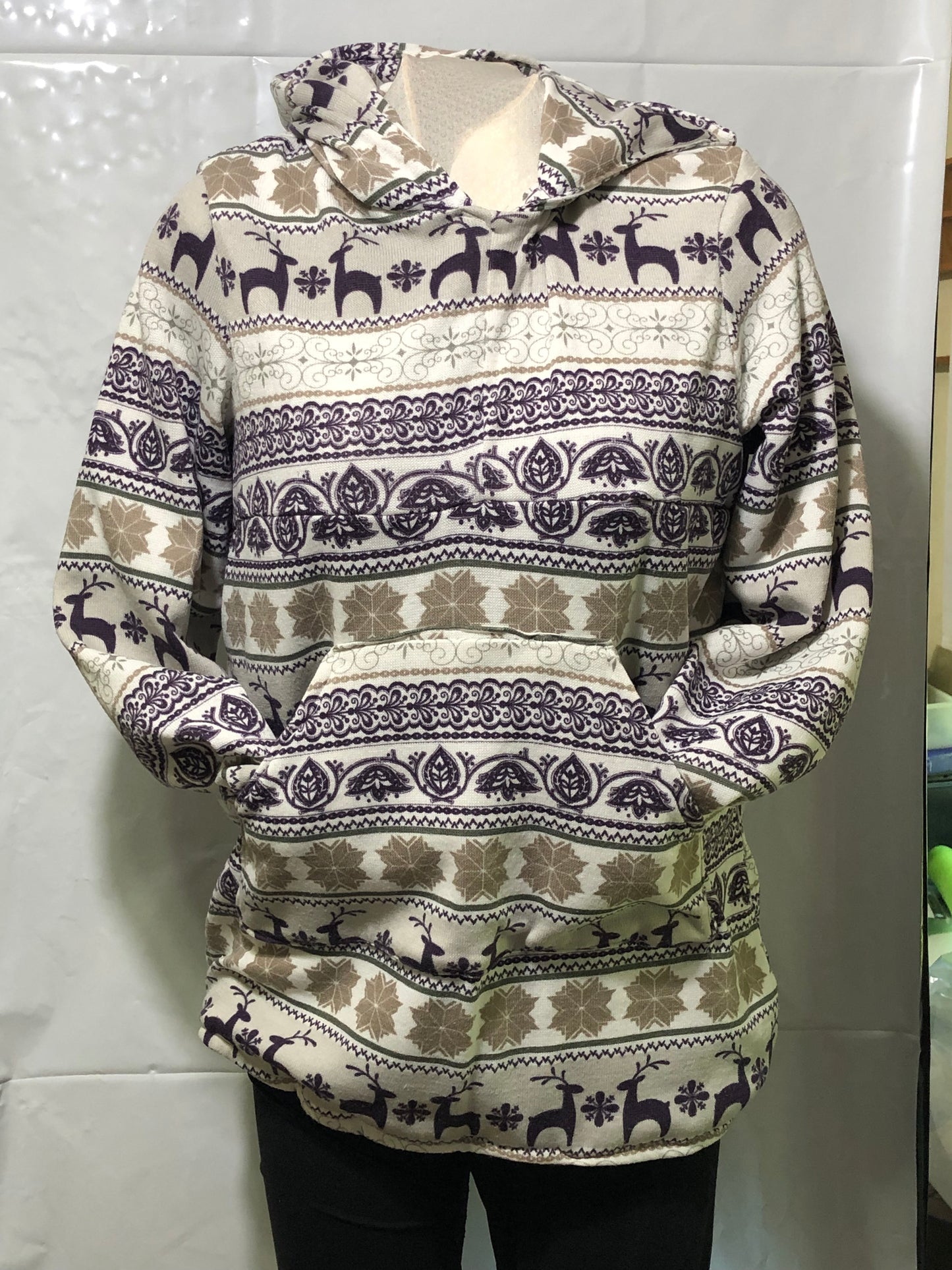 Handmade Winter Sweater with Hoodie